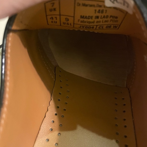 Dr. Martens 1461 Black Patent Leather Women's Oxfords - NWOT - Picture 4 of 9